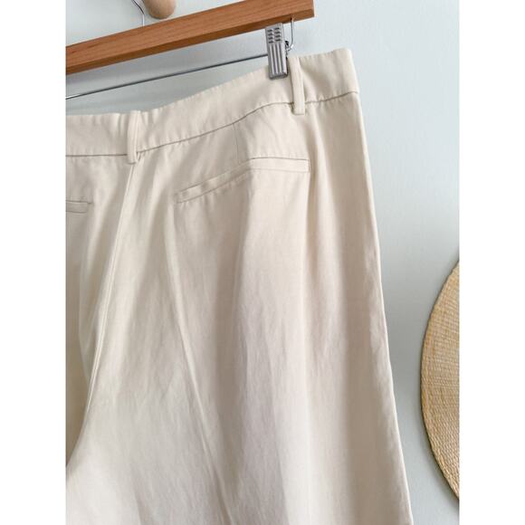 Madewell | NWT Slouchy Straight Pants in Drapey Twill in Muted Stone | Sz 10 - Picture 8 of 8
